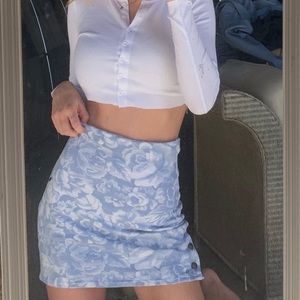 Floral Mini Skirt